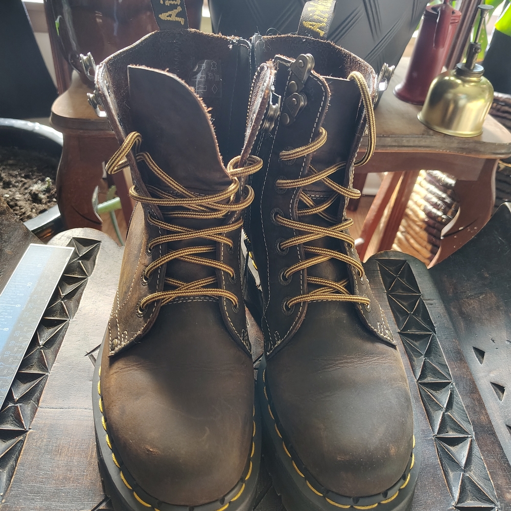 Dr. Martens Brown Leather Boots